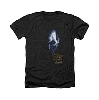 Batman Men's Arkham Asylum Joker Adult Heather Tee / T-Shirt