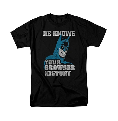 Batman Big & Tall Knows Short Sleeve Adult Tee / T-Shirt