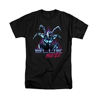 Blue Beetle Men's Leaping Triangle Short Sleeve Adult Tee / T-Shirt