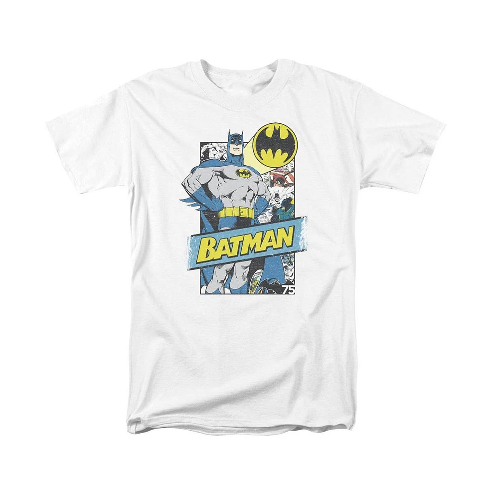 Batman Men's Out Of The Pages Short Sleeve Adult Tee / T-Shirt