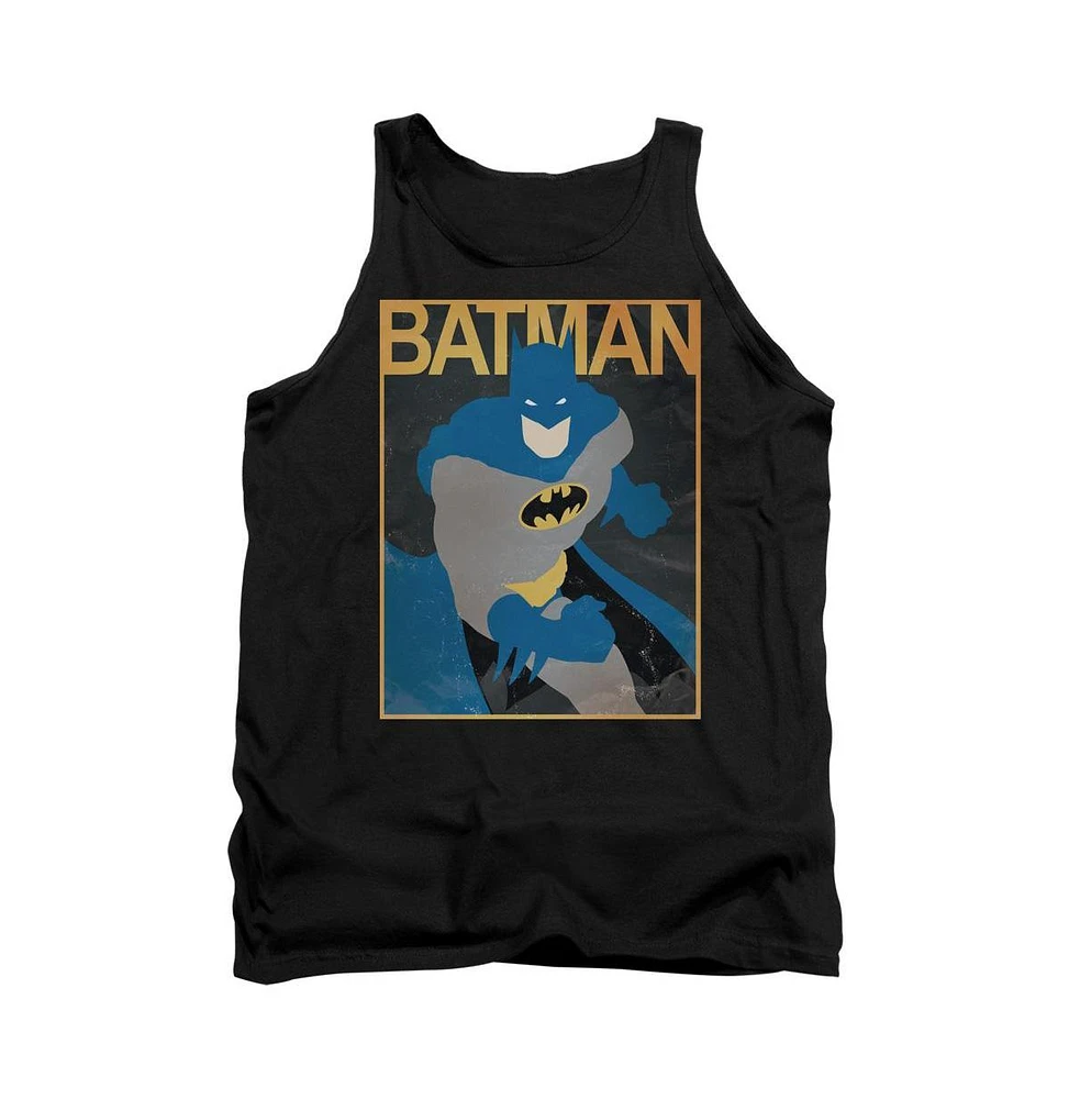 Batman Men's Simple Bm Poster Adult Tank Top