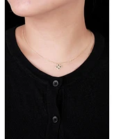 Devata Clover Chain Necklace in 14K Gold, 16 in adj to 18 in, approx. 4.0 grams
