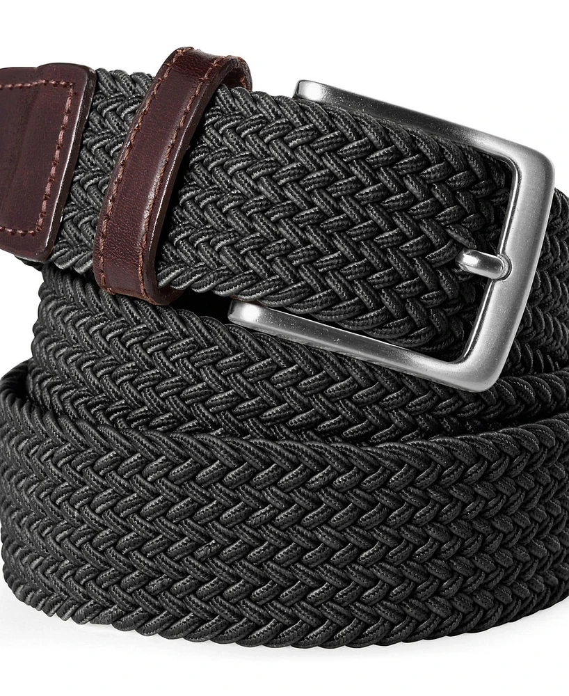 Lands' End Big & Tall Elastic Braid Belt