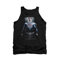 Batman V Superman Mens Supe Ground Zero Adult Tank Top
