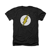 Flash Men's Dc Comics Fl Classic Adult Heather Tee / T-Shirt