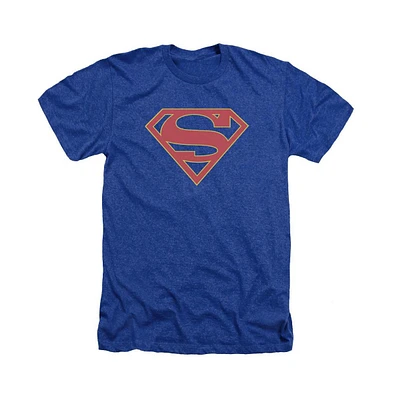 Supergirl Mens Logo Adult Heather Tee / T-Shirt