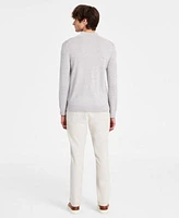 Charles Tyrwhitt Mens Ultimate Non Iron Chino Pants Merino Wool Quarter Zip Sweater
