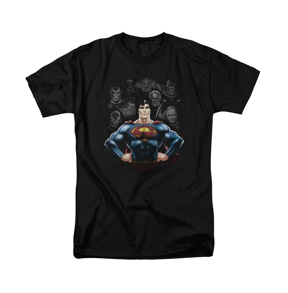 Superman Big & Tall Villains Short Sleeve Adult Tee / T-Shirt