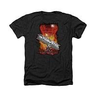 Superman Men's Steel Girder Adult Heather Tee / T-Shirt