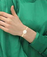 Coach Women's Sammy Gold-Tone Stainless Steel Bangle Bracelet Watch, 22.5mm