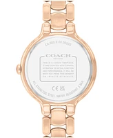 Coach Women's Chelsea Rose Gold Tone Stainless Steel Bracelet Watch, 36mm