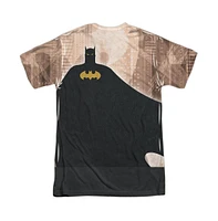 Batman Men's City Crusader (Front/Back Print) Short Sleeve Adult Poly Crew Tee / T-Shirt