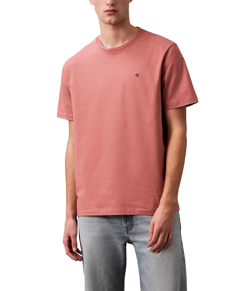 Calvin Klein Men's Smooth Cotton Solid Crewneck T-Shirt