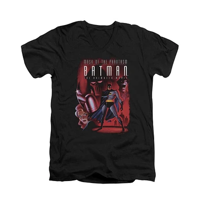 Batman Men's Phantasm Cover Short Sleeve Adult V Neck Premium Cotton Tee / T-Shirt