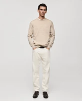 Mango Men's Slim-Fit Merino Wool Knit Sweater