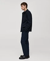 Mango Men's Slim-Fit Cotton Pants