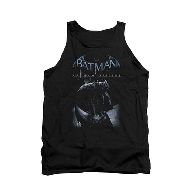 Batman Men's Arkham Origins Perched Cat Adult Tank Top