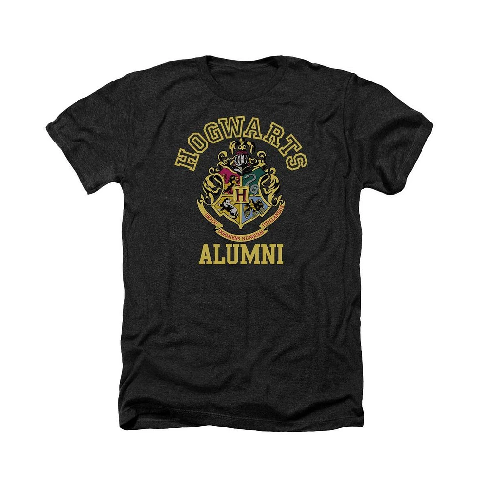 Harry Potter Men's Hogwarts Alumni Adult Heather Tee / T-Shirt