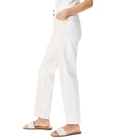 Sam Edelman Women's Stovepipe High-Rise Jeans - White