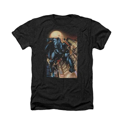 Batman Men's The Dark Knight 1 Adult Heather Tee / T-Shirt