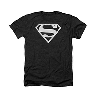 Superman Men's Logo Adult Heather Tee / T-Shirt