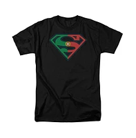 Superman Big & Tall Portugal Shield Short Sleeve Adult Tee / T-Shirt