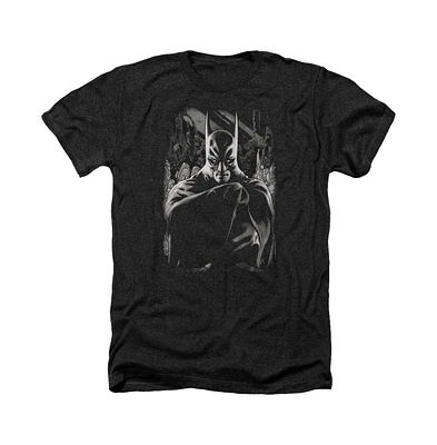 Batman Men's Detective Cover Adult Heather Tee / T-Shirt