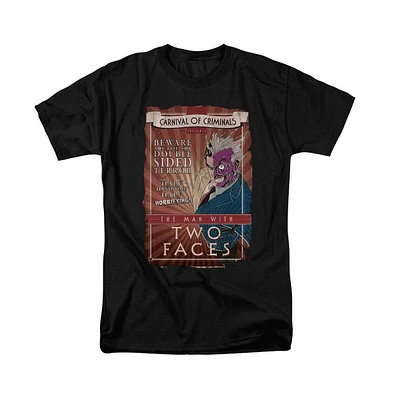 Batman Big & Tall Two Faces Short Sleeve Adult Tee / T-Shirt