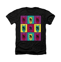 Batman Men's Warhol Adult Heather Tee / T-Shirt