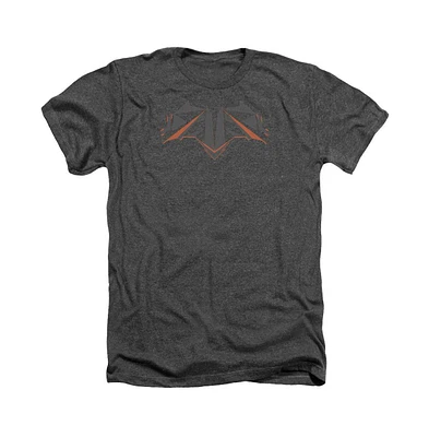 Batman V Superman Mens Tech Bat Logo Adult Heather Tee / T-Shirt