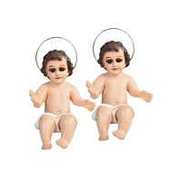 Fc Design "2-pc Set" 6"H Baby Jesus Statue Holy Figurine Statue Ornament Home Room Office Decor and Perfect Ideas for Housewarming, Holidays and Birth