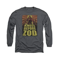 Superman Men's Zod Poster Long Sleeve Adult Tee / T-Shirt