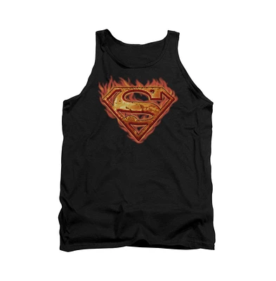 Superman Men's Hot Metal Adult Tank Top