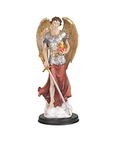 Fc Design "2-pc Set" 12"H Archangel Jehudiel Statue Saint Jegudiel The Angel of Work Holy Figurine Statue Ornament Home Room Office Decor and Perfect