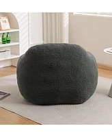 The Pop Home Giant Bean Bag Chair for Adults, Comfy Beanbag Couch with Armrests Living Room & Bedroom-The