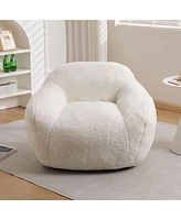 The Pop Home Giant Bean Bag Chair for Adults, Comfy Beanbag Couch with Armrests Living Room & Bedroom-The