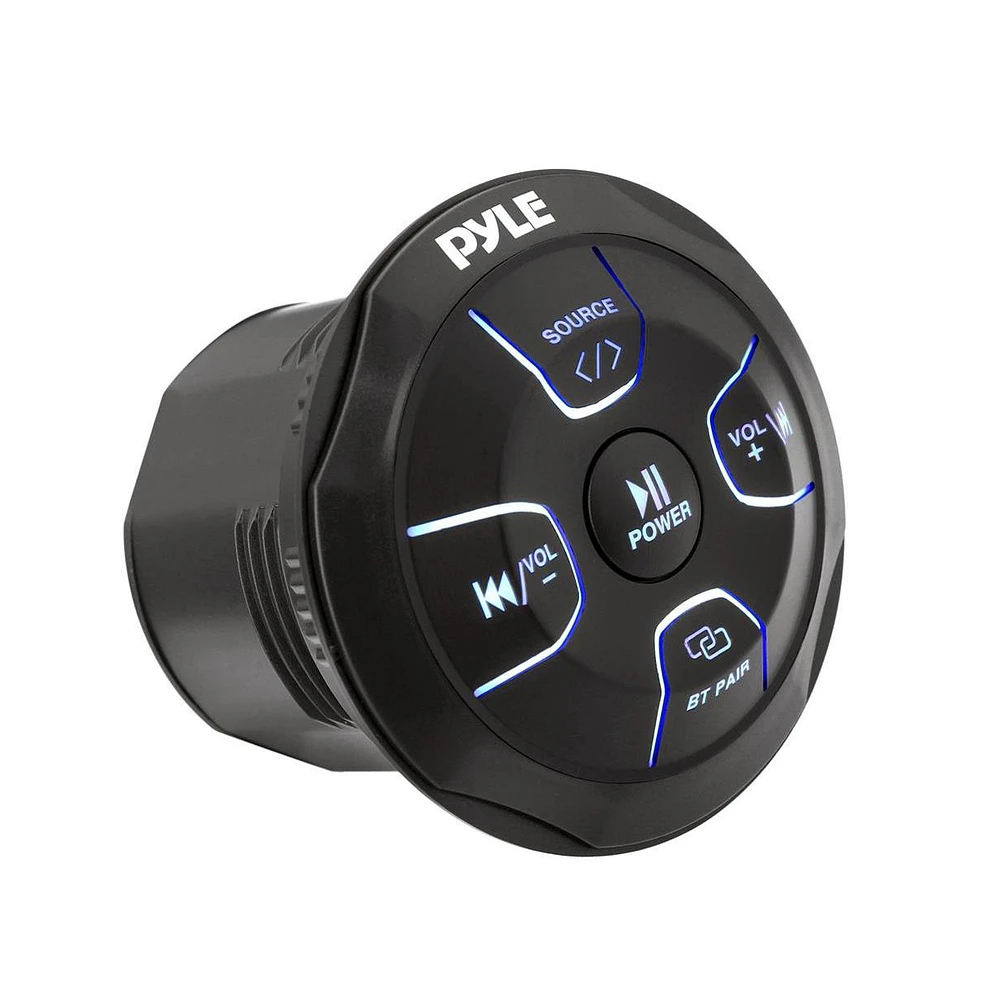 Pyle Amplified Wireless Bt Audio Controller, Waterproof, 300W, Marine-Grade