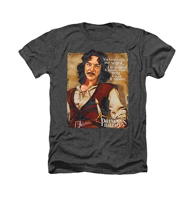 Princess Bride Men's Word Adult Heather T-Shirt