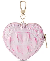 Brahmin Heart Rose Water Melbourne Leather Pouch