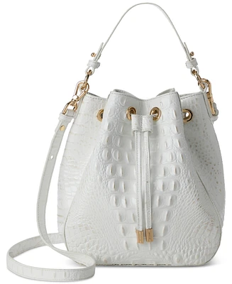 Brahmin Melinda Leather Bucket Bag