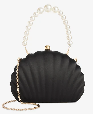 I.n.c. International Concepts Seashell Minaudiere Satin Crossbody, Exclusively at Macy's