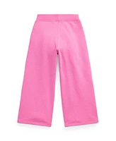 Polo Ralph Lauren Toddler and Little Girls French Terry Wide-Leg Sweatpant