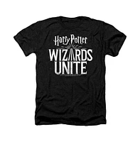 Harry Potter Men's Wizards Unite Logo Adult Heather Tee / T-Shirt