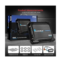 Pyle Mono-Block Mosfet Amplifier, 1000W Max, Invincible Series