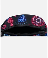 Deux par Deux Girl Printed Fanny Pack Black And Blue And Pink Items - Toddler|Child