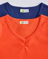 Epic Threads Toddler Girls Ruched V-Neck Top, Exclusively at Macy's