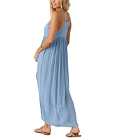 O'Neill Women's Saltwater Solids Mel V-Neck Maxi Dress