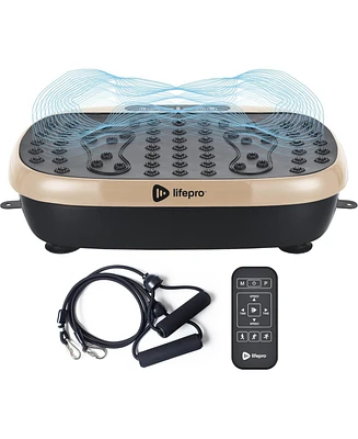 LifePro Mini Vibration Plate Exercise Machine – Full Body Platform for Lymphatic Drainage, Back & Joint Pain Relief