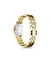 Rosefield Gemme Women's Gold Tone Stainless Steel Bracelet Watch 27.5mm