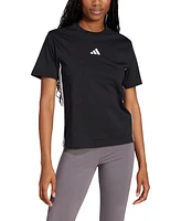 adidas Women's Essentials 3-Stripes Cotton T-Shirt